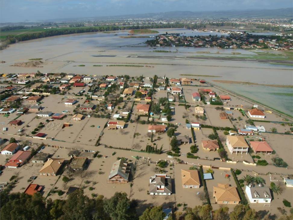 Las inundaciones en la cuenca del Guadalquivir